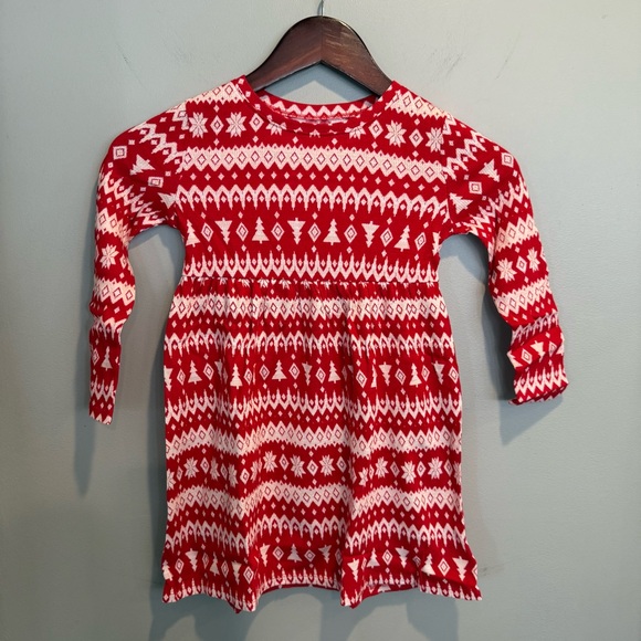 Old Navy Other - NWT Old Navy Ribbed Christmas/ Snowflake Dress, Girl's 5T